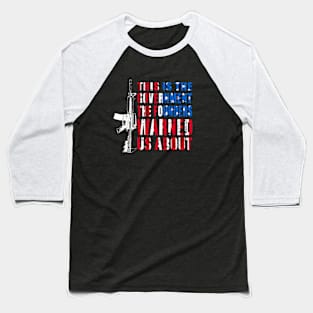 This is The Government The Founders Warned Us About on back Baseball T-Shirt